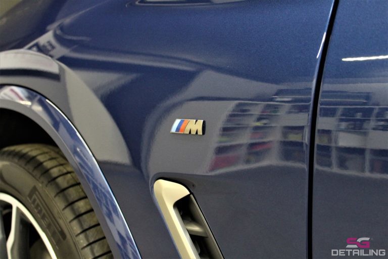 BMW X4 m40i niebieski powłoka ceramiczna auto detailing szczecin