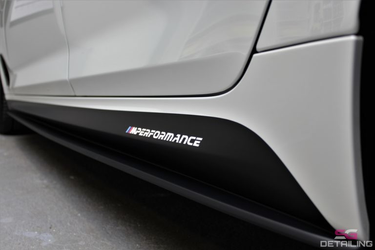 BMW 5 G30 biały car detailing szczecin